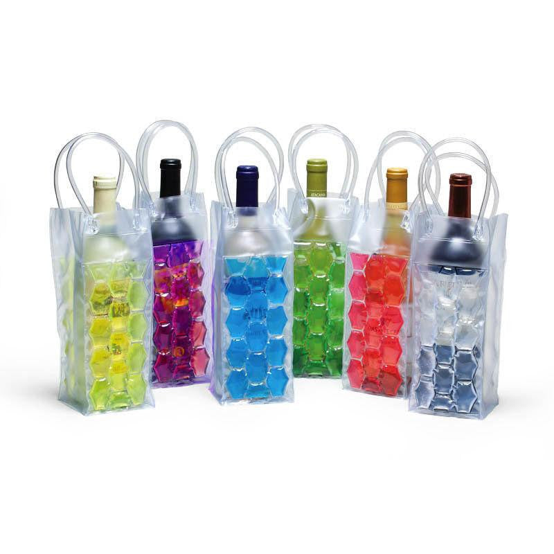Wine Bottle Freezer Bag Chilling Cooler Ice Bag Beer Cooling Gel Holder Carrier