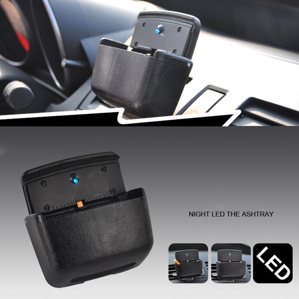 Universal Home Auto Car Air Outlet Ashtray Multiuse LED Cigarette Smoke Remover