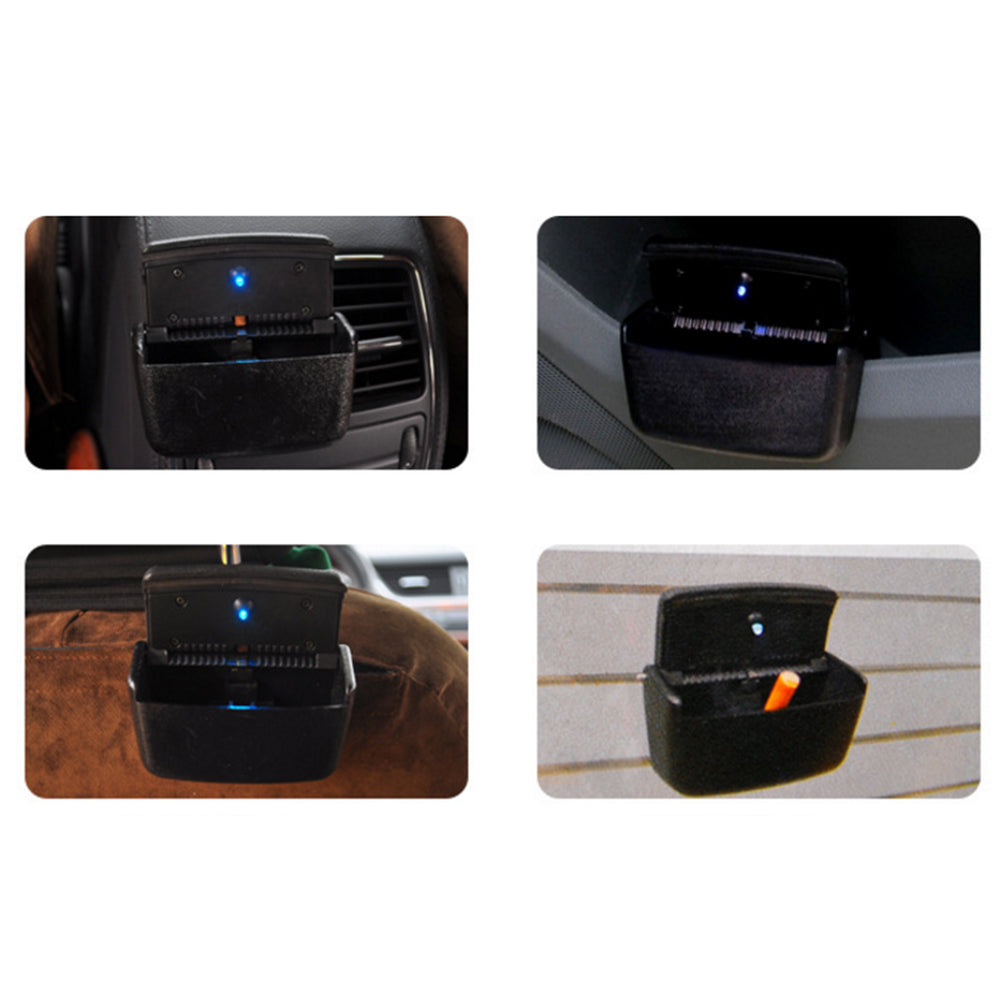 Universal Home Auto Car Air Outlet Ashtray Multiuse LED Cigarette Smoke Remover