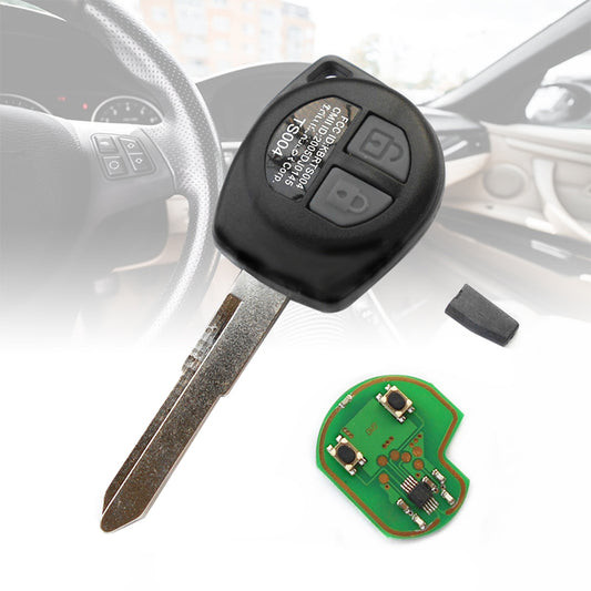 2 Buttons 434MHz 46 Chip Replacement Fob Remote Car Key for Suzuki with Blade