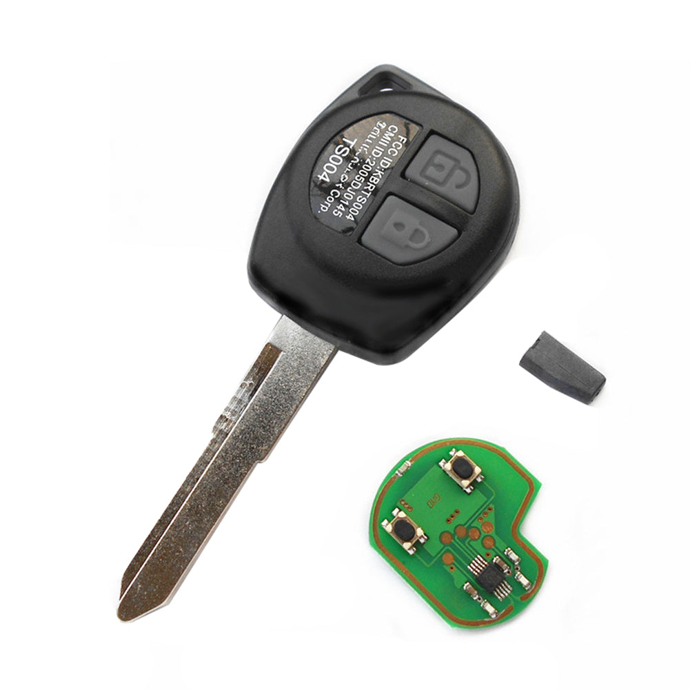 2 Buttons 434MHz 46 Chip Replacement Fob Remote Car Key for Suzuki with Blade