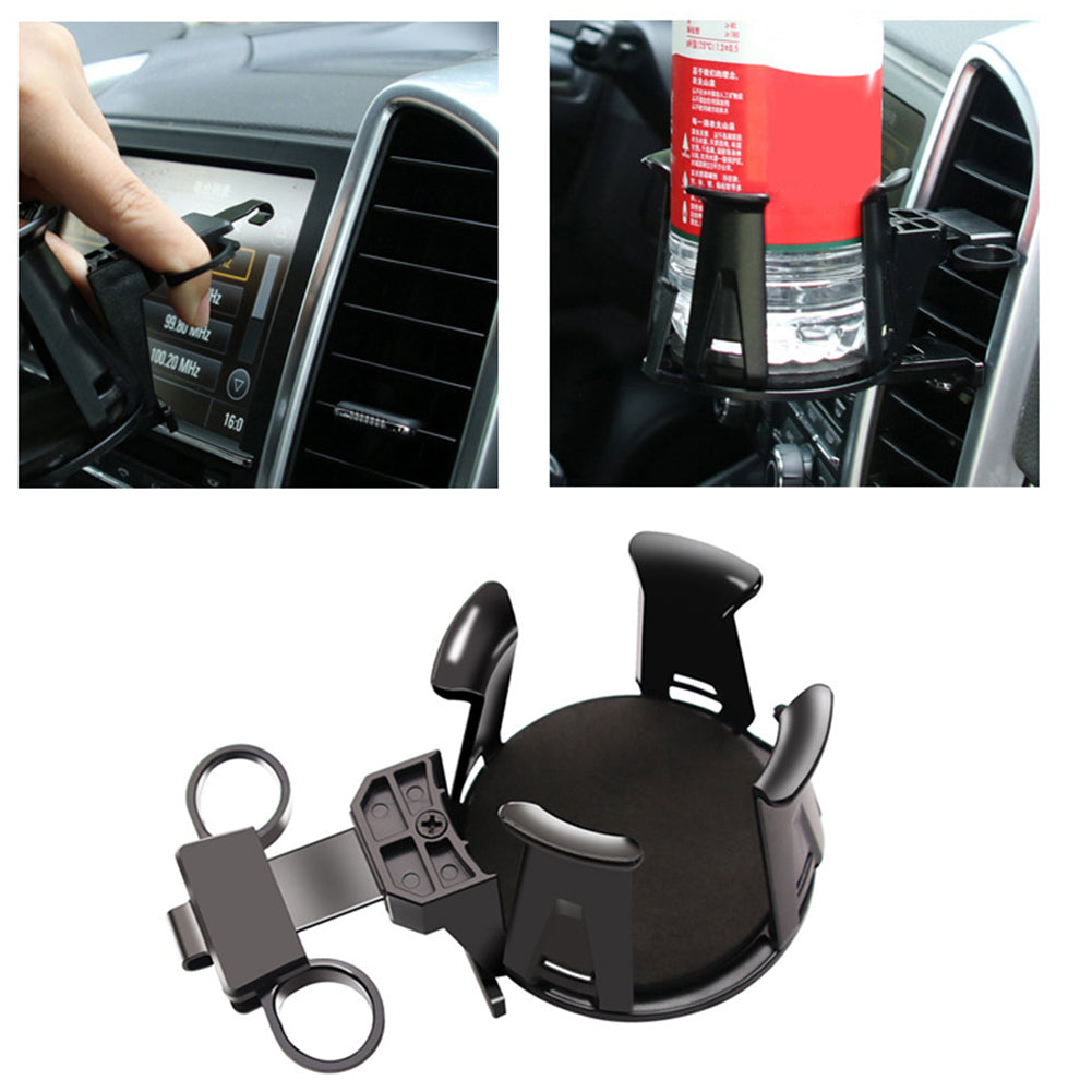 Universal Car Air Vent Outlet Mount Bottle Drink Cup Holder Stand Accessory