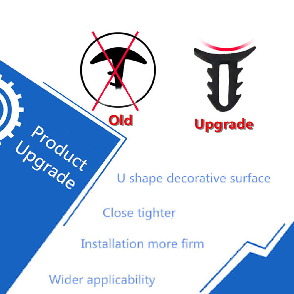 Car Dashboard Rubber Seal Sealing Strip For Toyota Honda Ford BMW Audi Hyundai