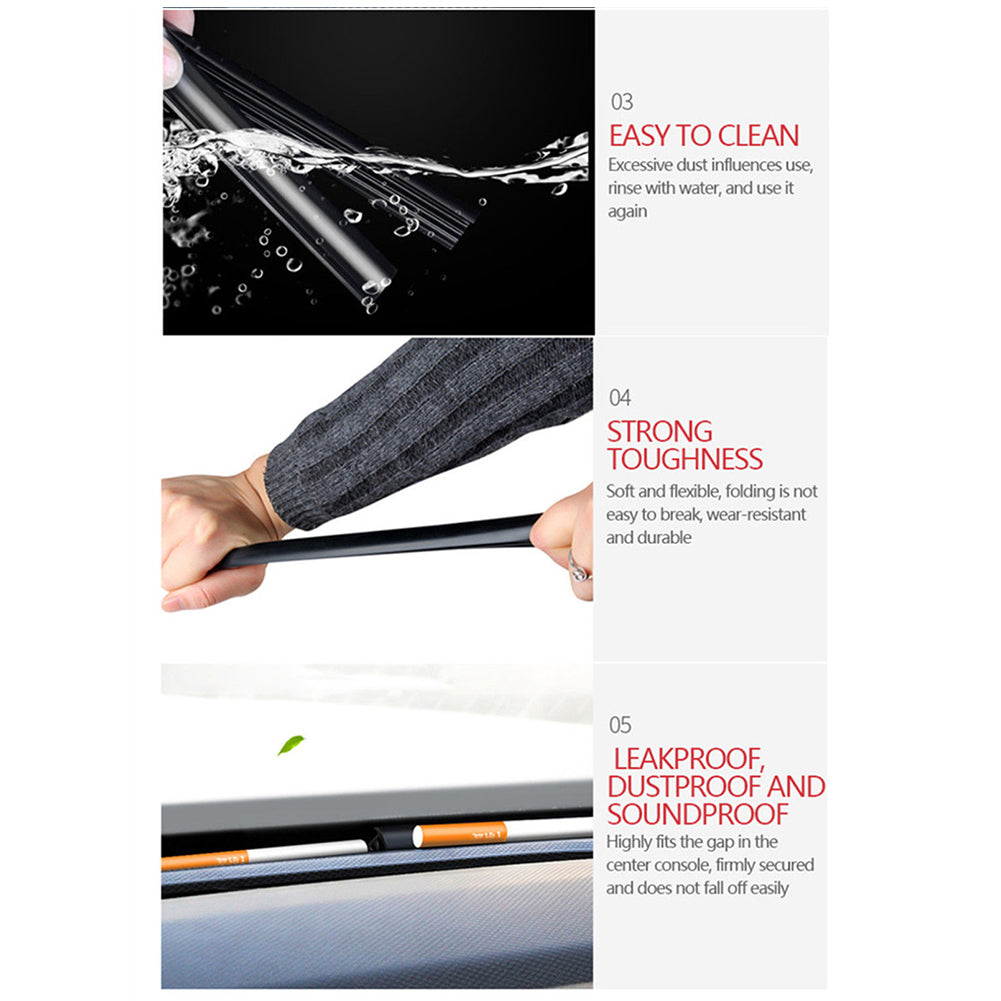 Car Dashboard Rubber Seal Sealing Strip For Toyota Honda Ford BMW Audi Hyundai