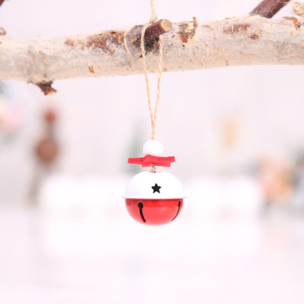 3Pcs Cute Iron Bells Pendant Home Christmas Tree Xmas Party Hanging Decoration