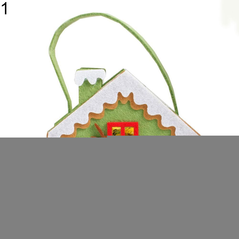 Cute Elk Snowman Santa Claus Non-Woven Fabric Candy Bag Christmas Party Gift