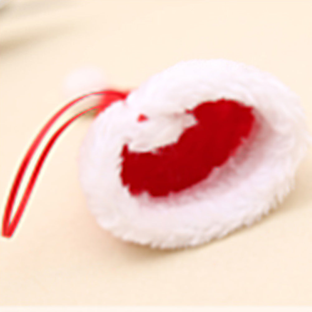 Santa Claus/Snowman Tableware Knife Fork Utensil Bag Hat Christmas Party Decor