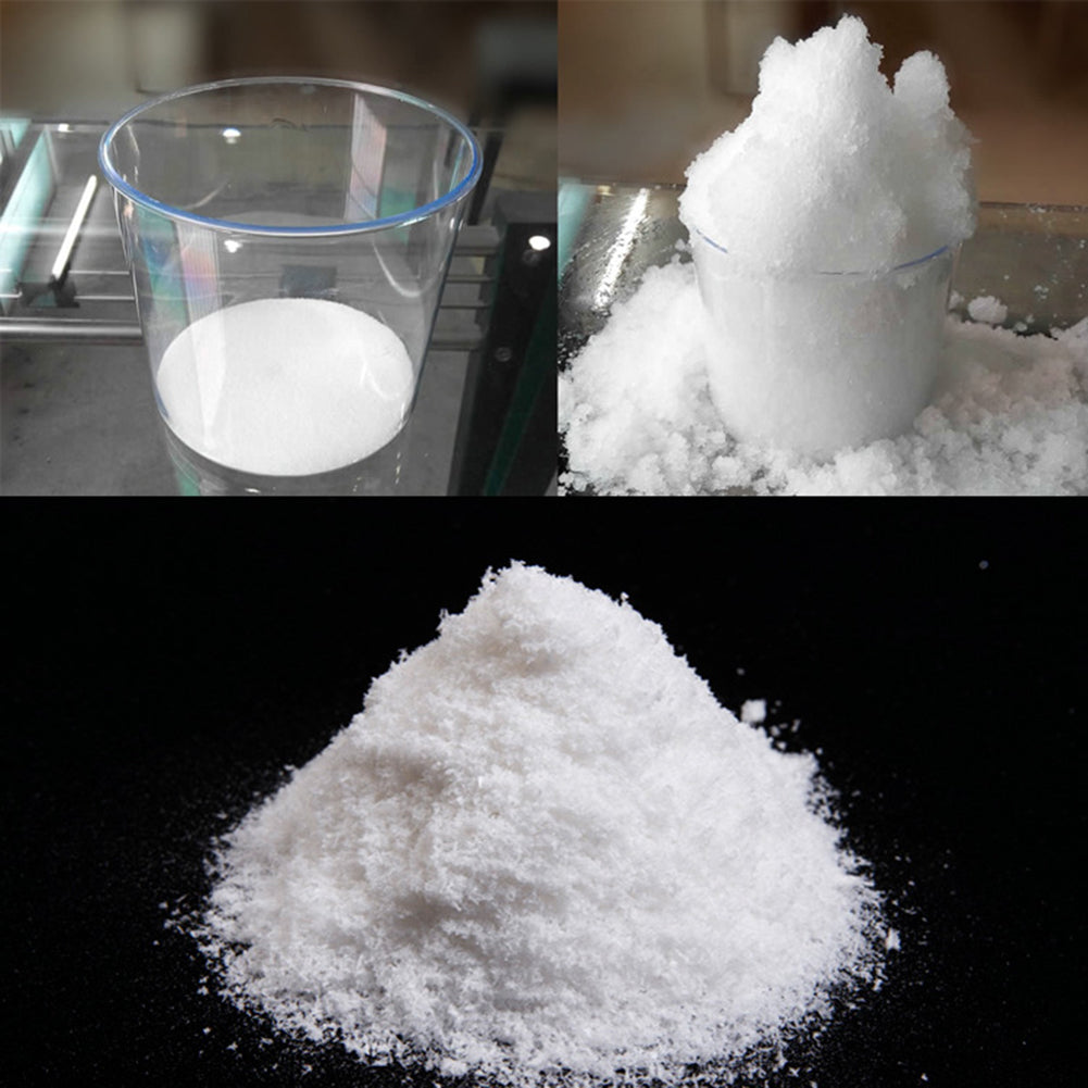 500g Artificial Magic Rapid Expansion Instant Snow Powder Christmas Party Decor