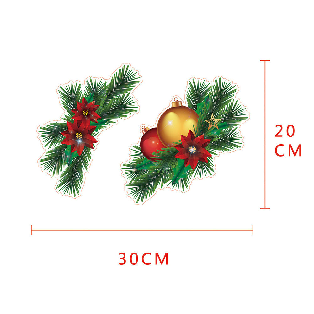 Christmas Tree Removable Wall Sticker Toilet Refrigerator Cabinet Window Decor