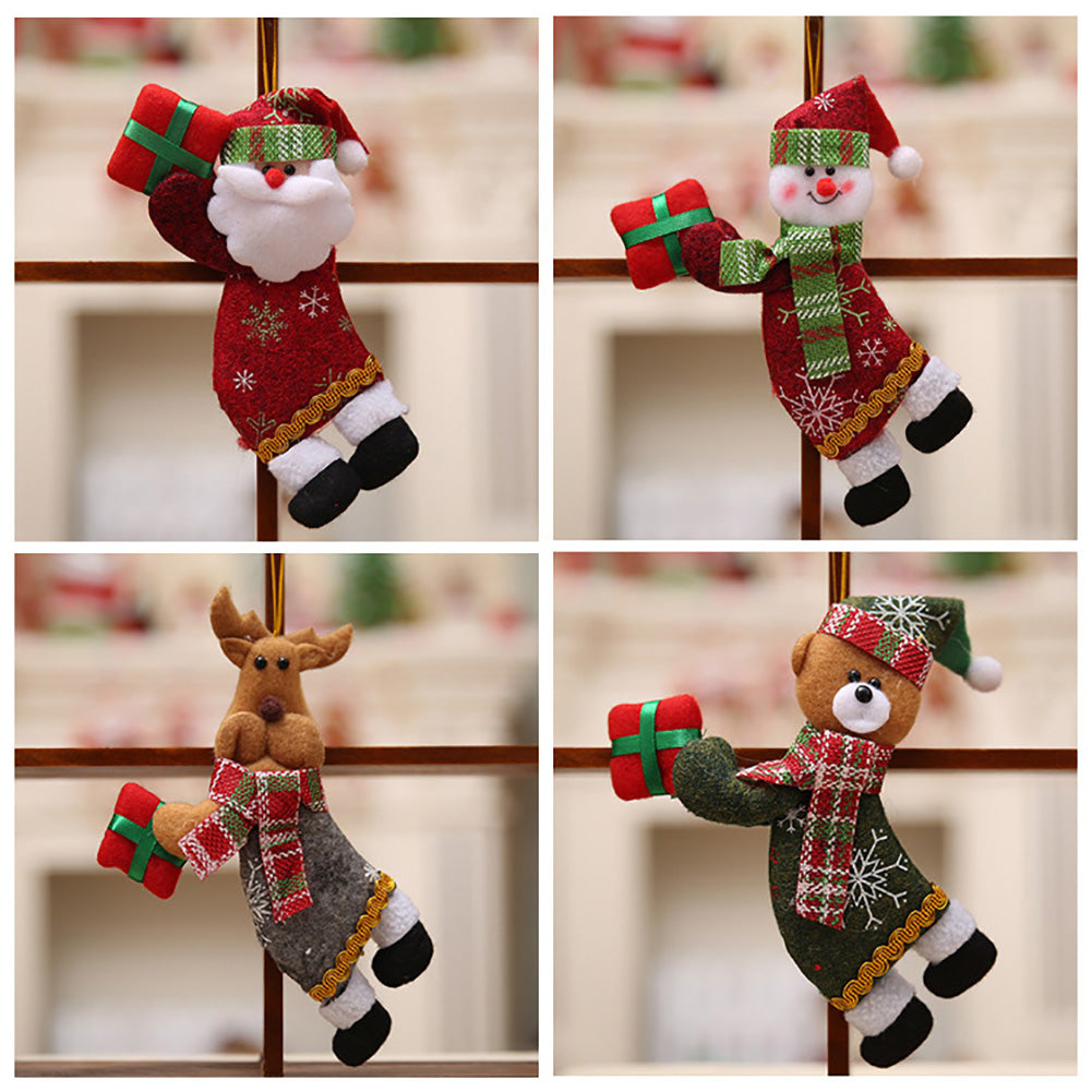 Lovely Santa Bear Elk Snowman Pendant Christmas Tree Hanging Ornament Decor Gift