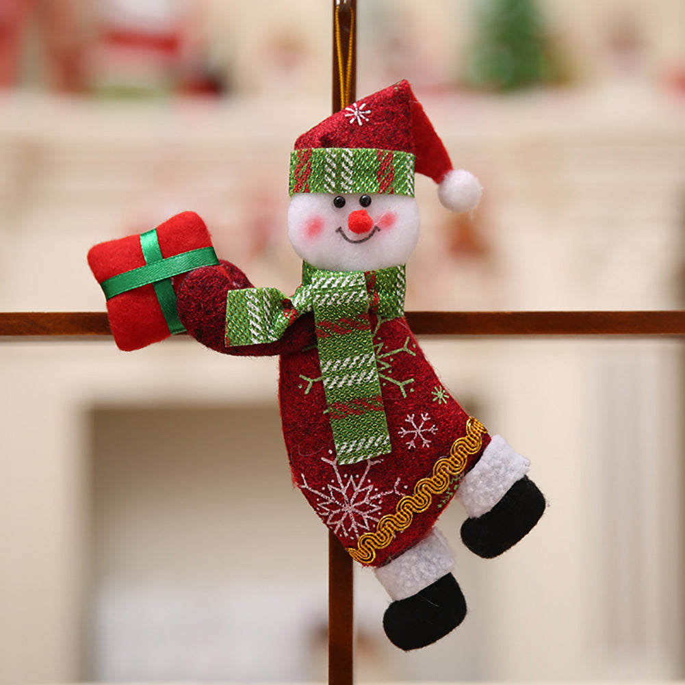 Lovely Santa Bear Elk Snowman Pendant Christmas Tree Hanging Ornament Decor Gift