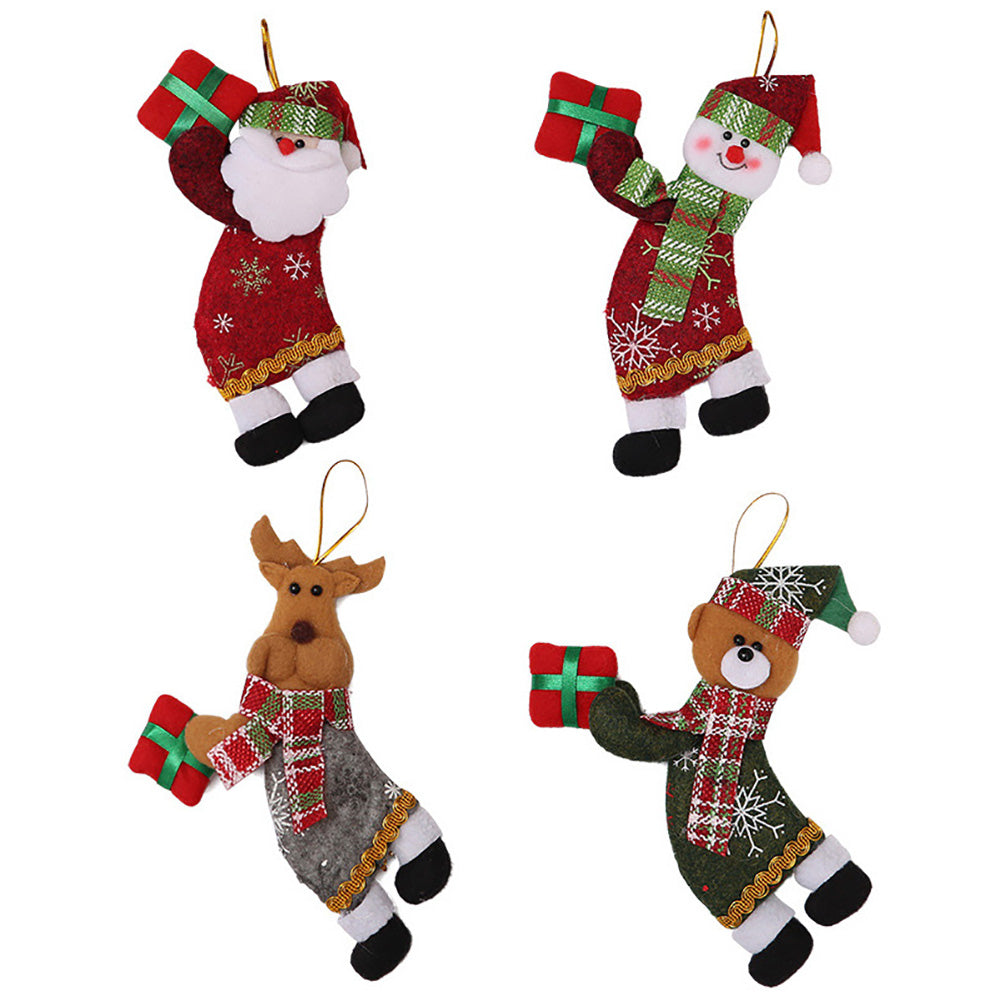Lovely Santa Bear Elk Snowman Pendant Christmas Tree Hanging Ornament Decor Gift