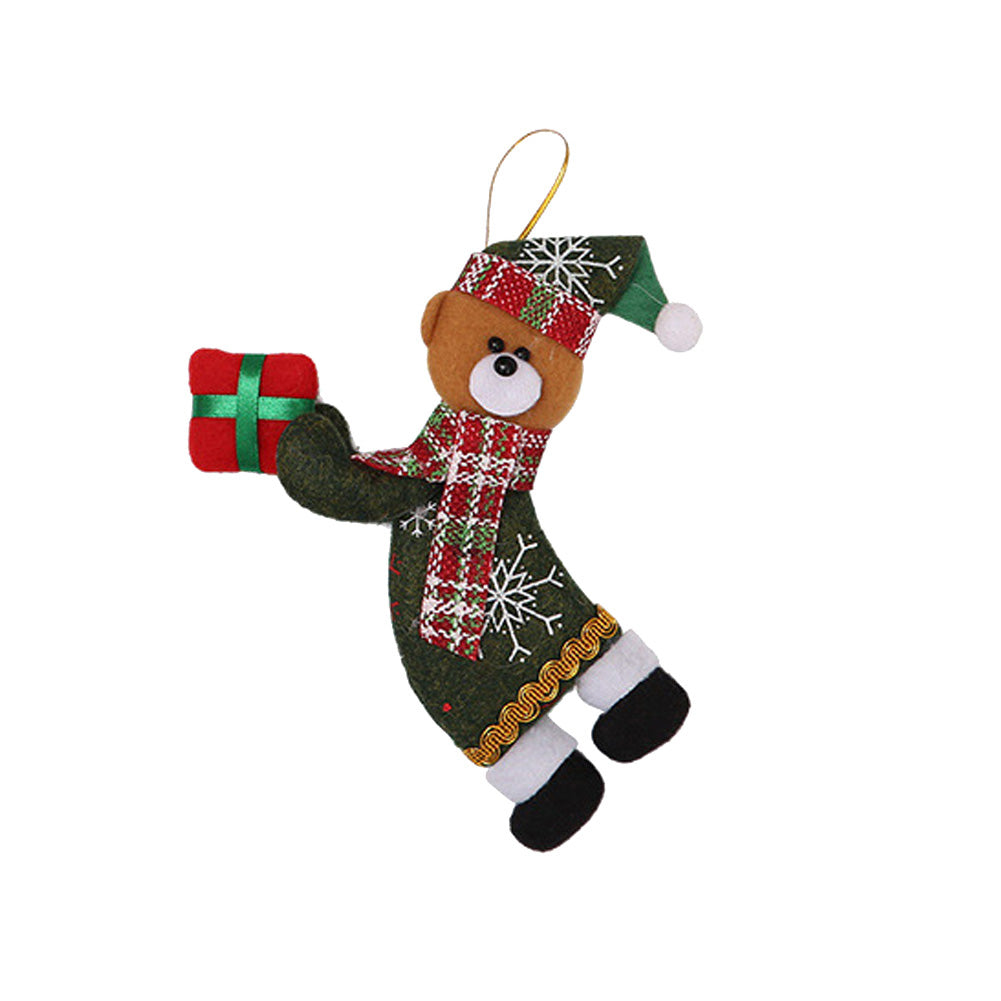 Lovely Santa Bear Elk Snowman Pendant Christmas Tree Hanging Ornament Decor Gift