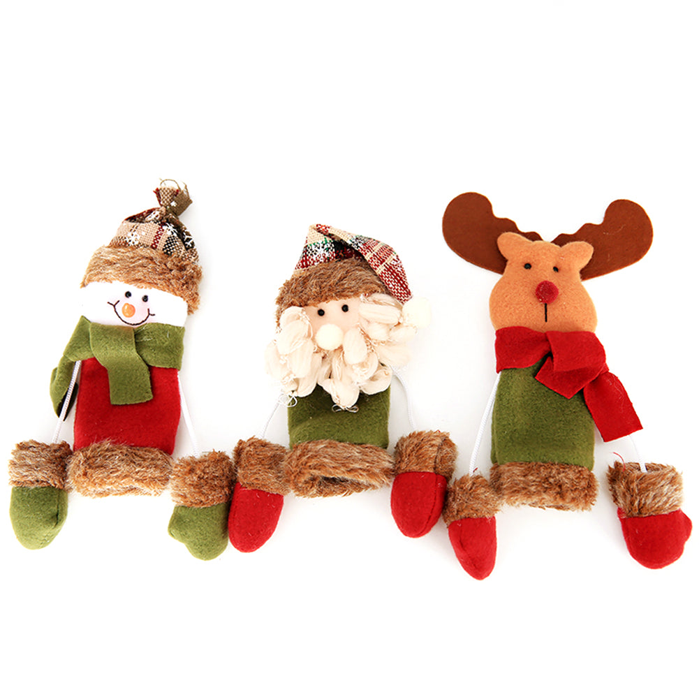 Wine Bottle Cover Christmas Santa Reindeer Snowman Dinner Party Case Decoration