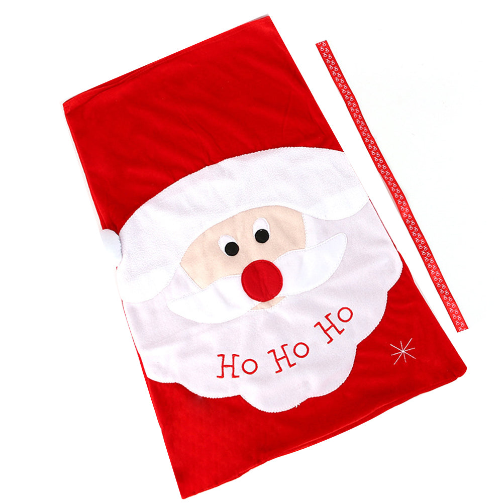 Santa Claus Gift Bag Pocket Christmas Eve Candy Case Xmas Sweets Container Decor