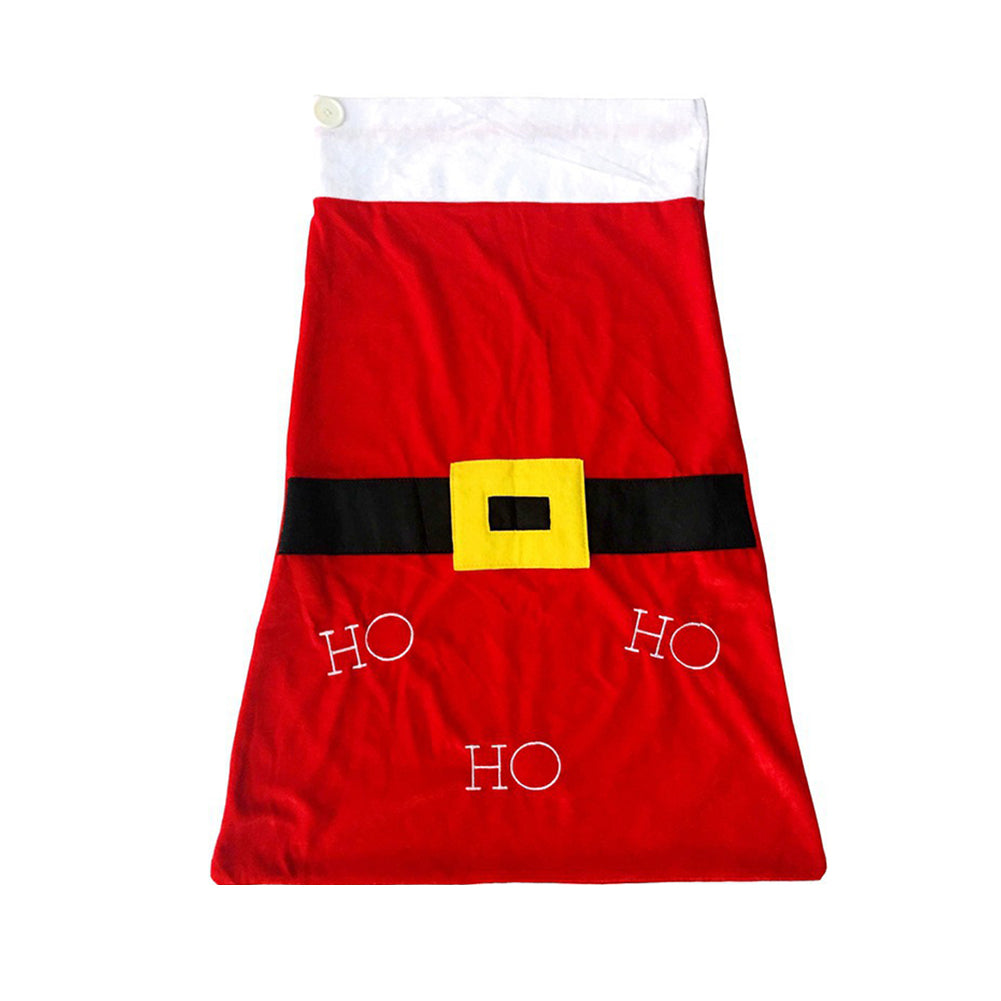 Santa Claus Gift Bag Pocket Christmas Eve Candy Case Xmas Sweets Container Decor