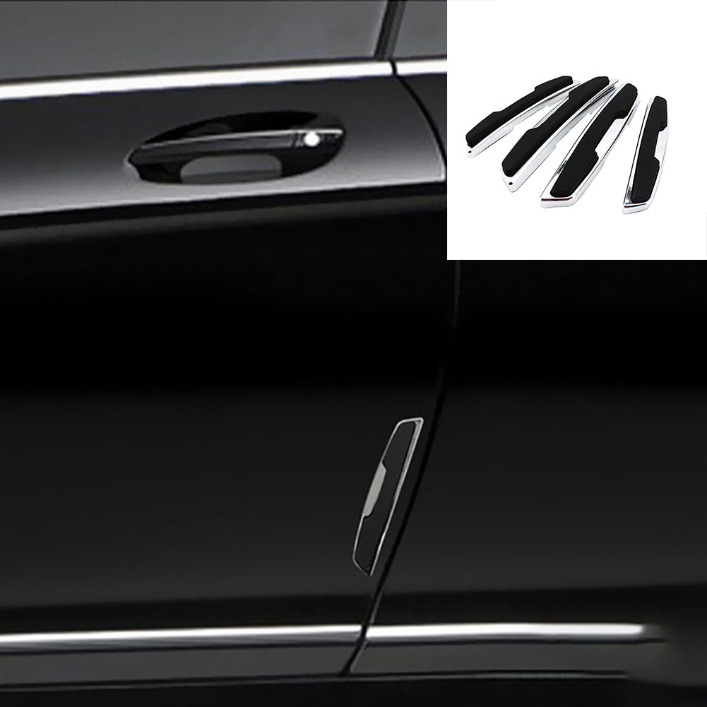 4Pcs Car Door Scratch Guard Edge Corner Bumper Buffer Protection Strip Sticker
