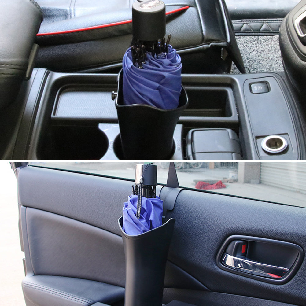 Universal Car Supplies Vehicle Door Tank Folding Umbrella Container Rack Holder