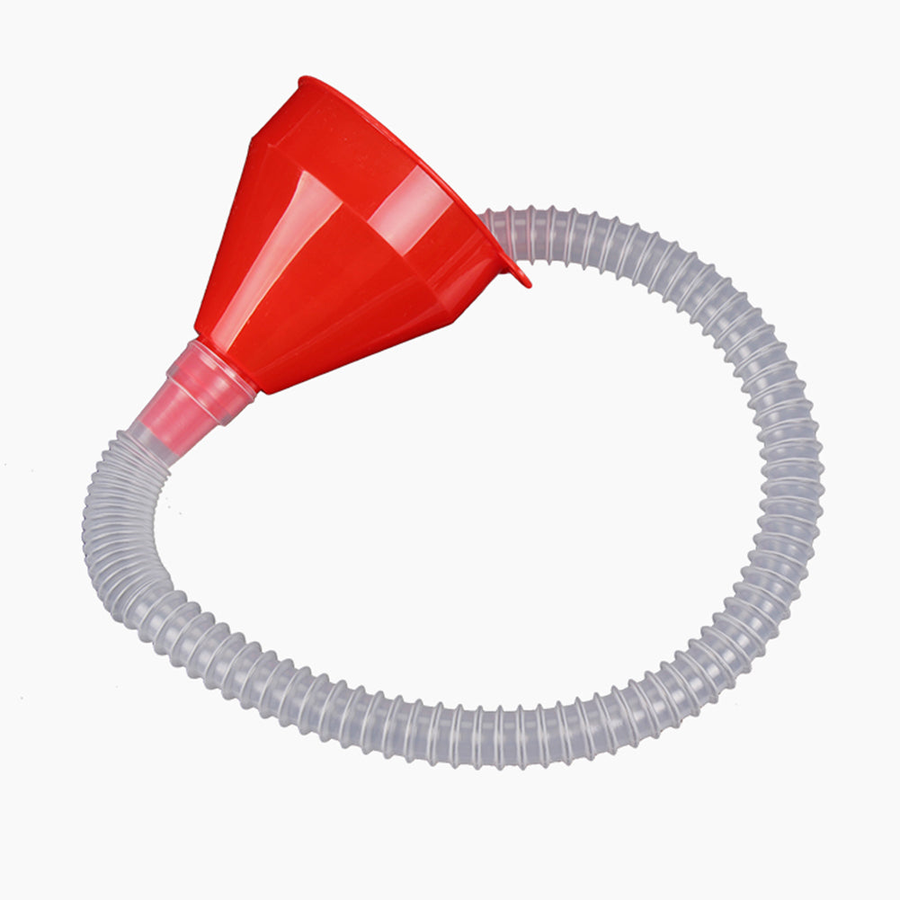Universal Car Motorcycle Truck Vehicle Plastic Oil Filling Funnel with Soft Pipe