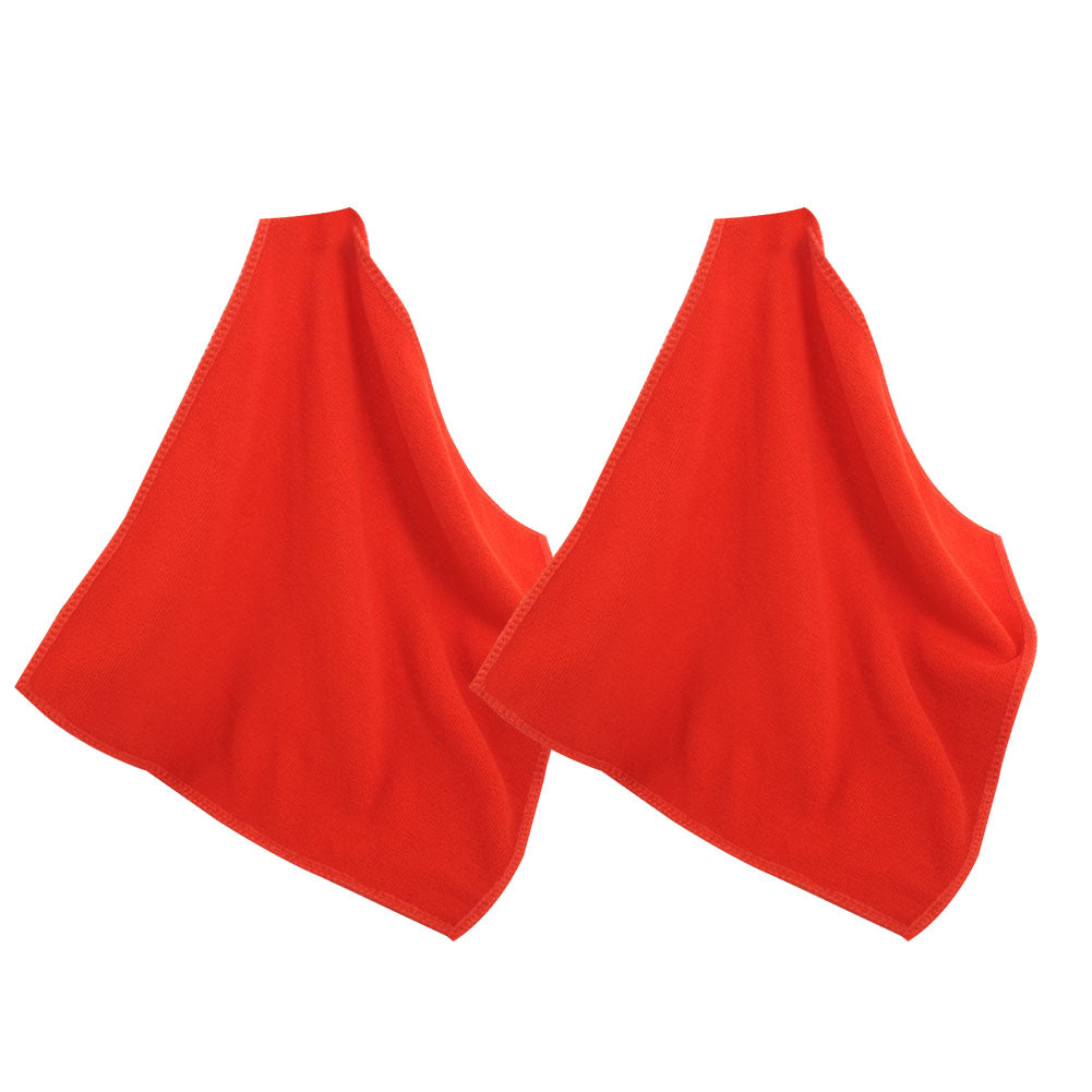 2Pcs 25x25cm Microfiber Cleaning Cloth Towel Home Car No-Scratch Washing Cloth