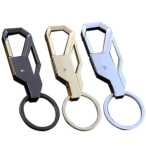 Men's Fashion Concise Zinc Alloy Keychain Key Chain Creative Car Key Ring Keyring