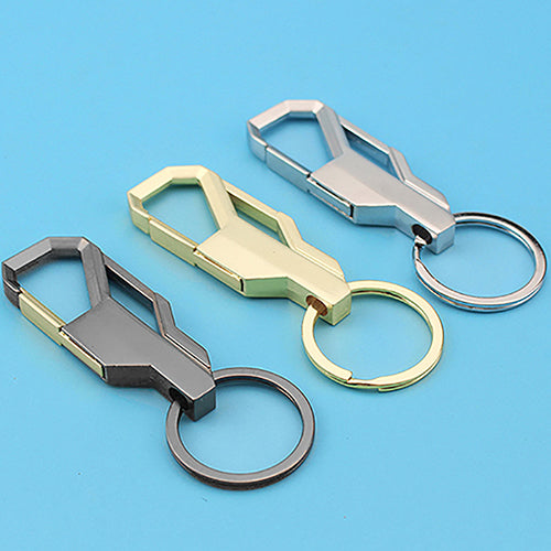 Men's Fashion Concise Zinc Alloy Keychain Key Chain Creative Car Key Ring Keyring