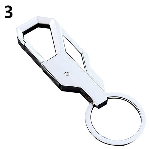 Men's Fashion Concise Zinc Alloy Keychain Key Chain Creative Car Key Ring Keyring