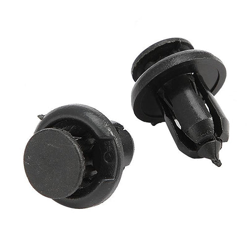 50 Pcs Plastic Rivet Fastener Clips Fender Retainer Push Clip 10mm Hole for Car