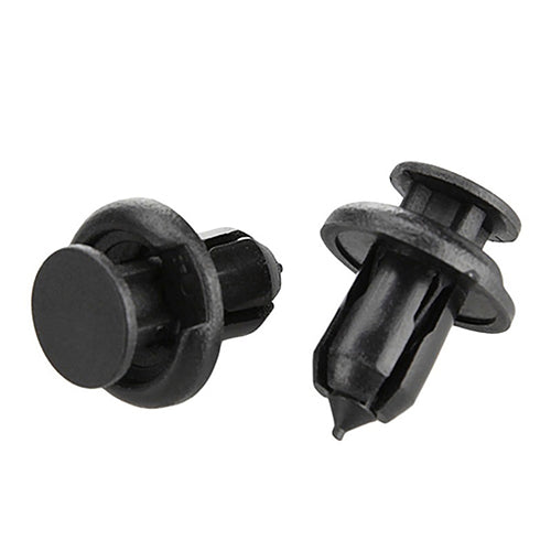 50 Pcs Plastic Rivet Fastener Clips Fender Retainer Push Clip 10mm Hole for Car