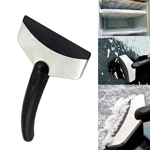 Mini Auto Car Vehicle Snow Ice Shovel Scraper Removal Clean Tool Black