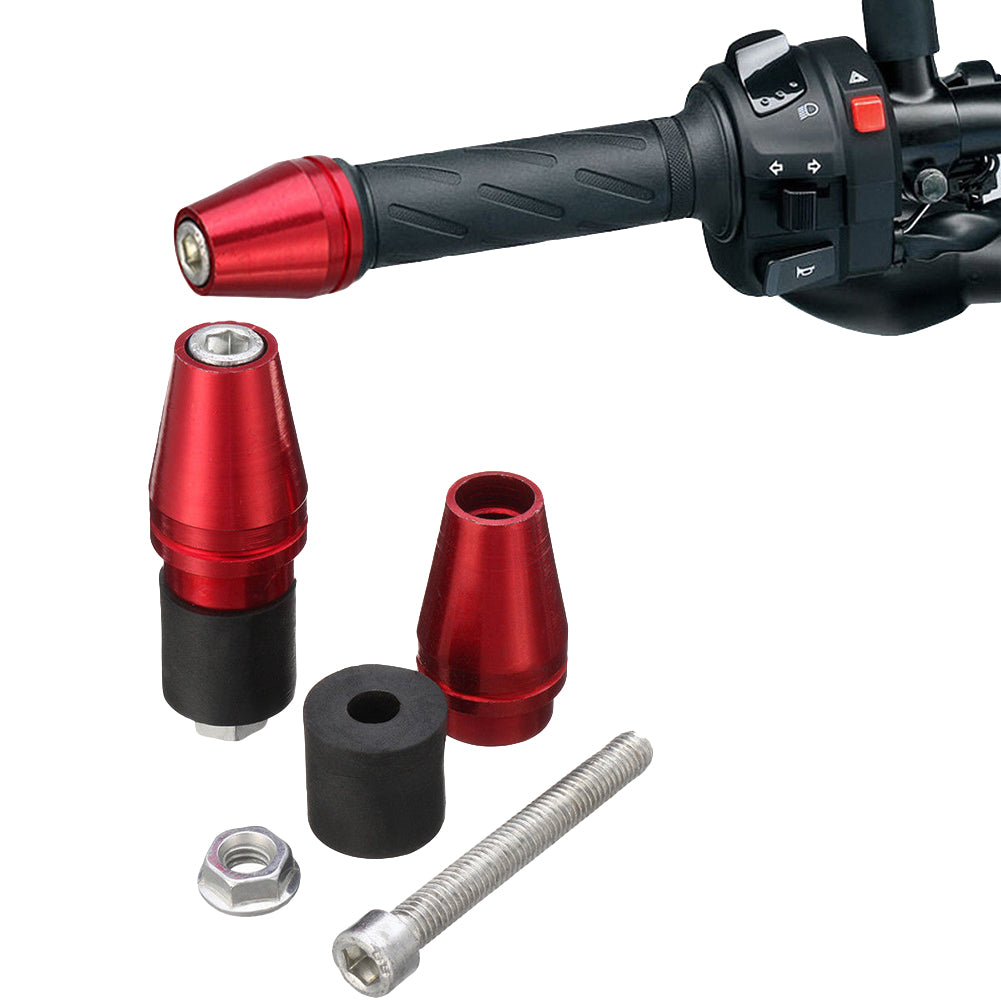 1 Pair Aluminum Metal Motorcycle Grip Handle Bar End Balance Plug Weight Slider