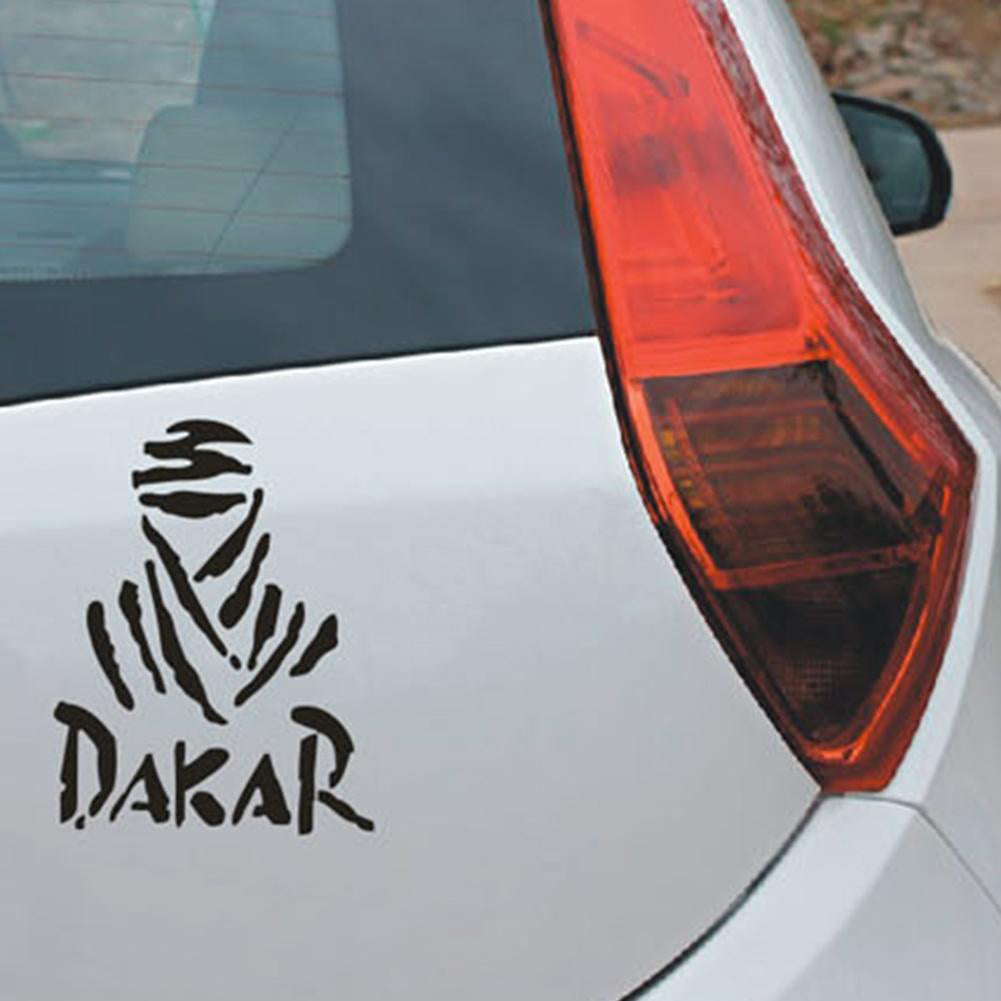 Dakar Letter Print Car Vehicle Truck Window Body Reflective Sticker Decal Decor