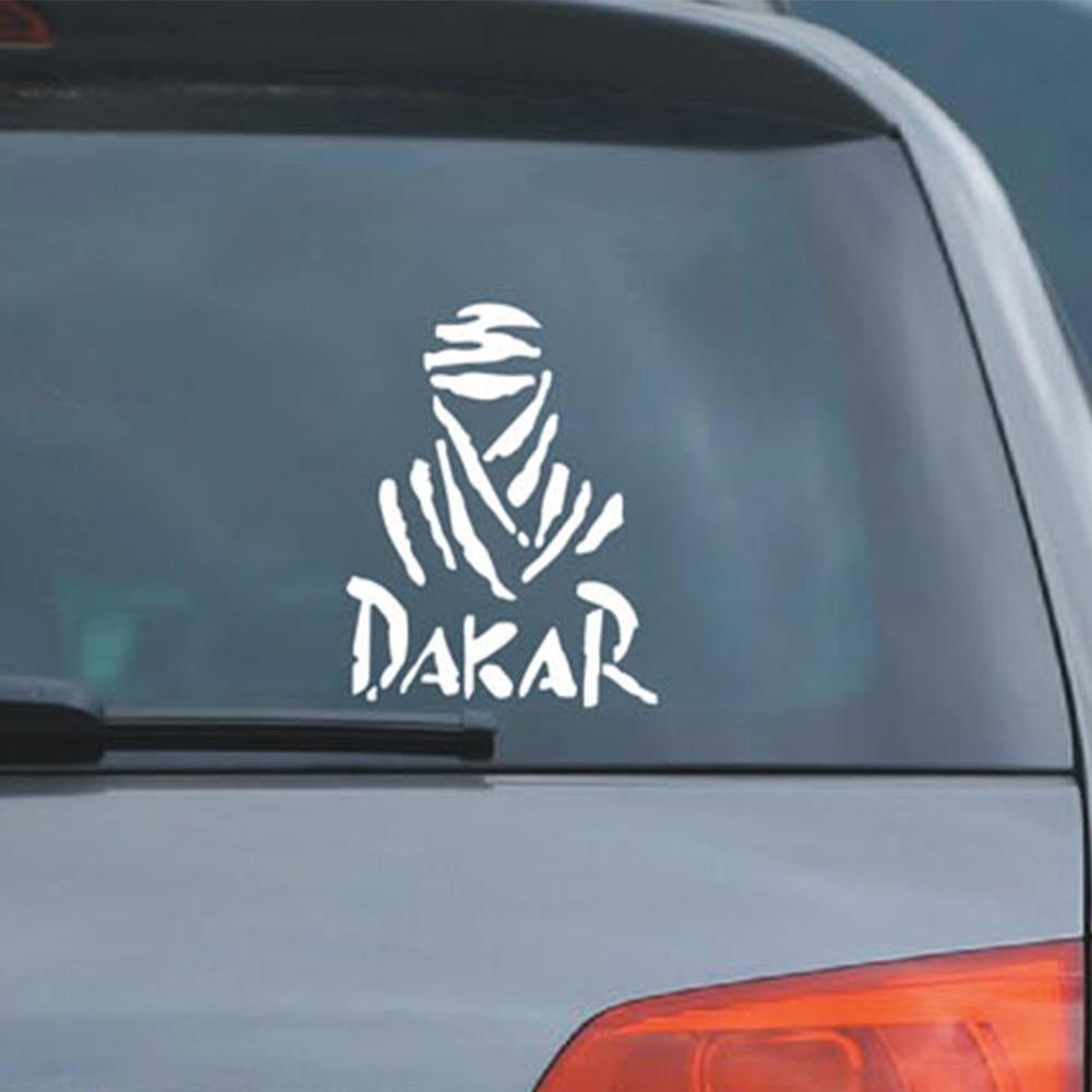 Dakar Letter Print Car Vehicle Truck Window Body Reflective Sticker Decal Decor