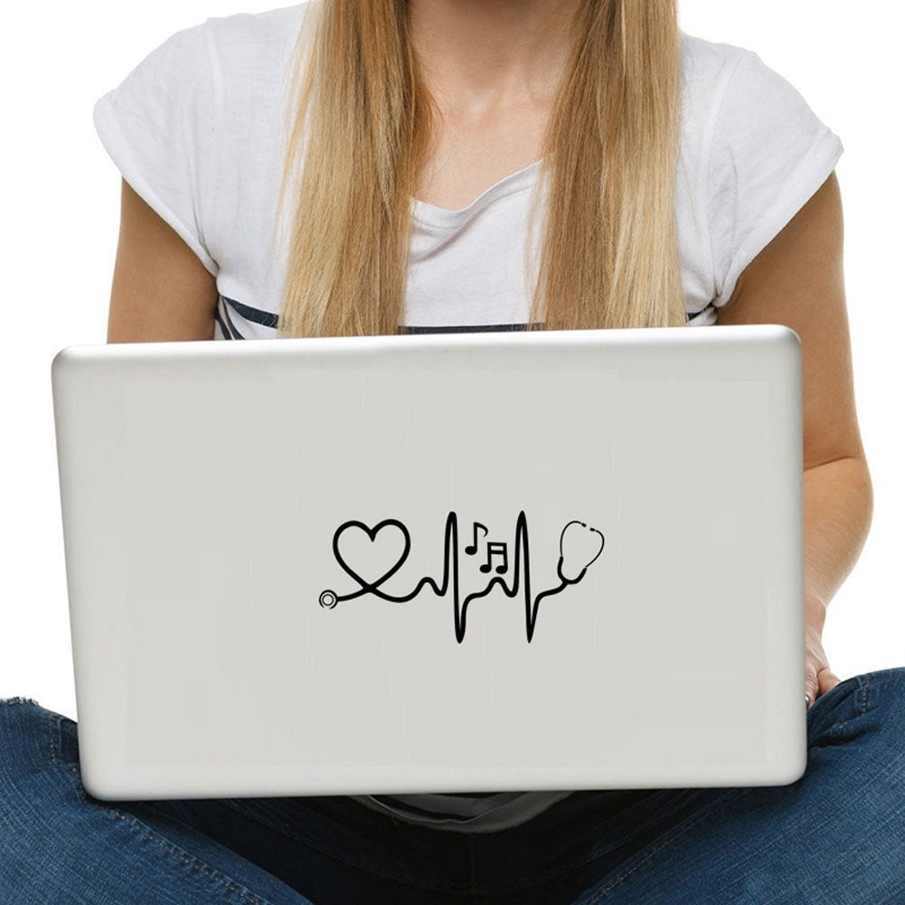 Stethoscope Music Notes Car Styling Reflective Decorative Stickers Auto Decals