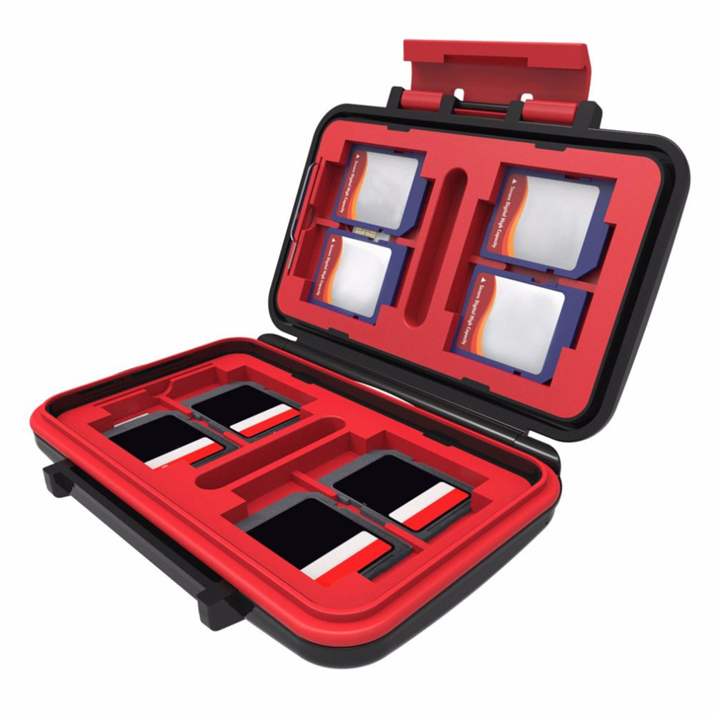 Portable Memory Case Large Capacity Holder for SD Cards Storage Anti-shock