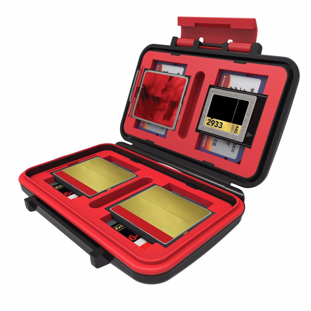 Portable Memory Case Large Capacity Holder for SD Cards Storage Anti-shock