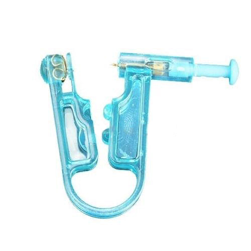 Disposable Safety Ear Piercing Gun Unit Tool with Ear Stud Asepsis Pierce Kit