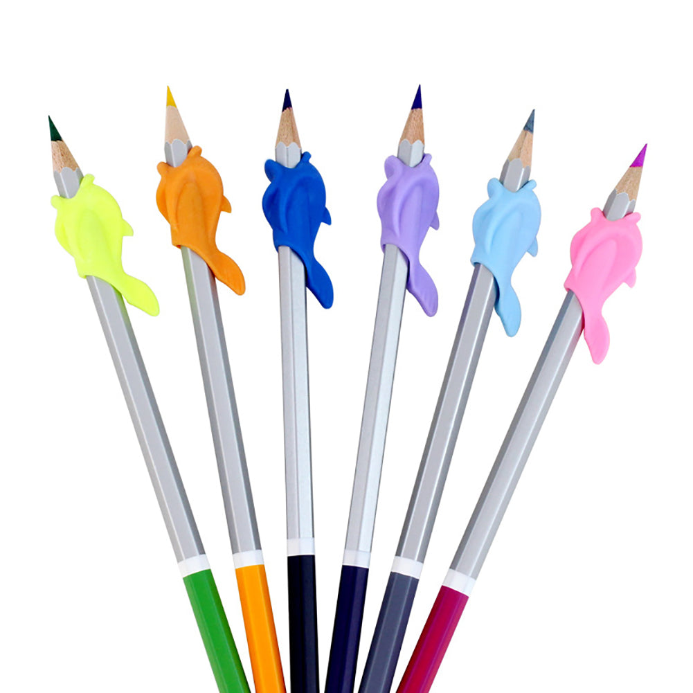 Dolphin Pen Grips Hold Writing Posture Correction Device Kid Student Stationery