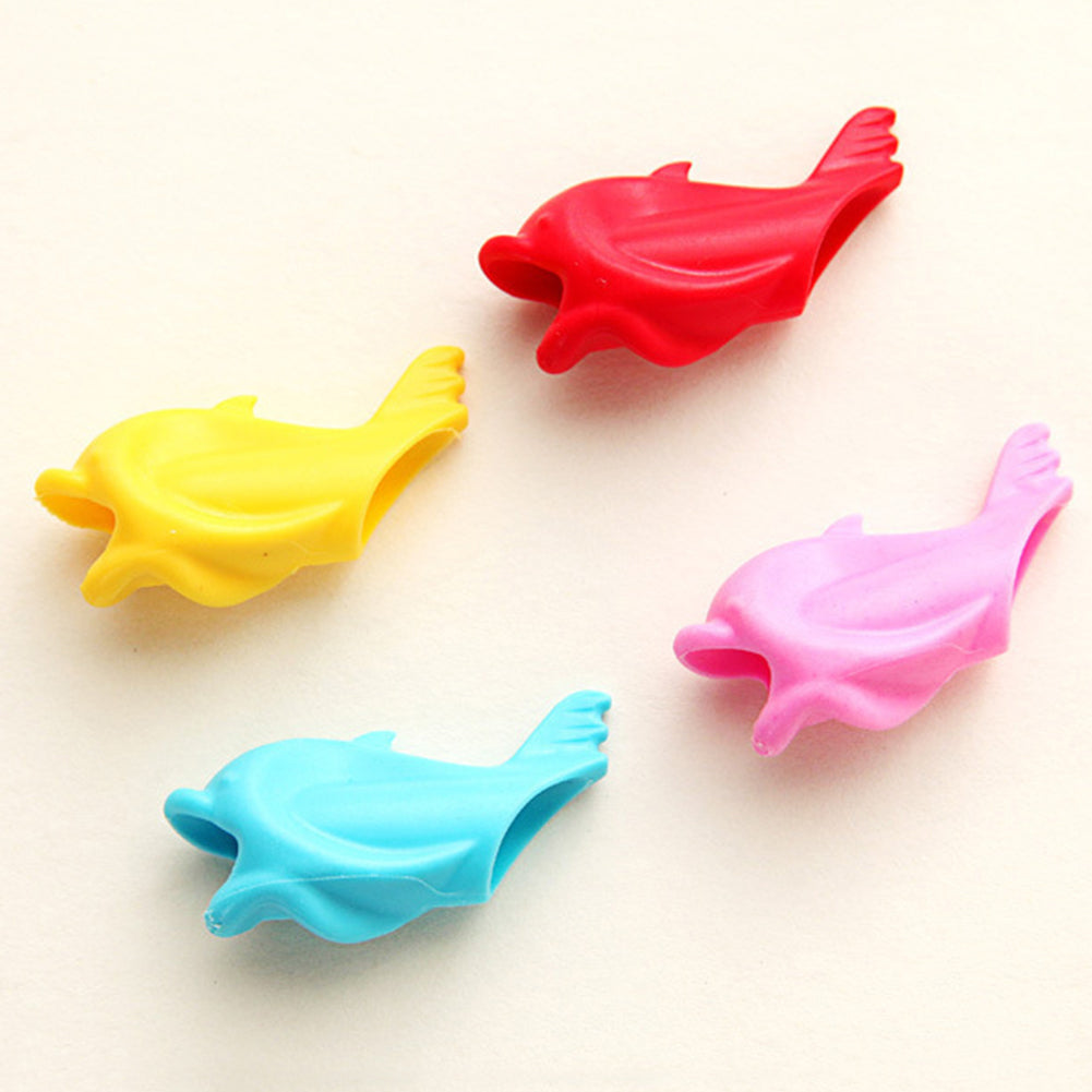 Dolphin Pen Grips Hold Writing Posture Correction Device Kid Student Stationery