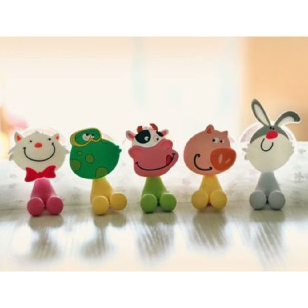 Cartoon Animal Bathroom Toothbrush Suction Cup Wall Holder Hanger Rack Storage