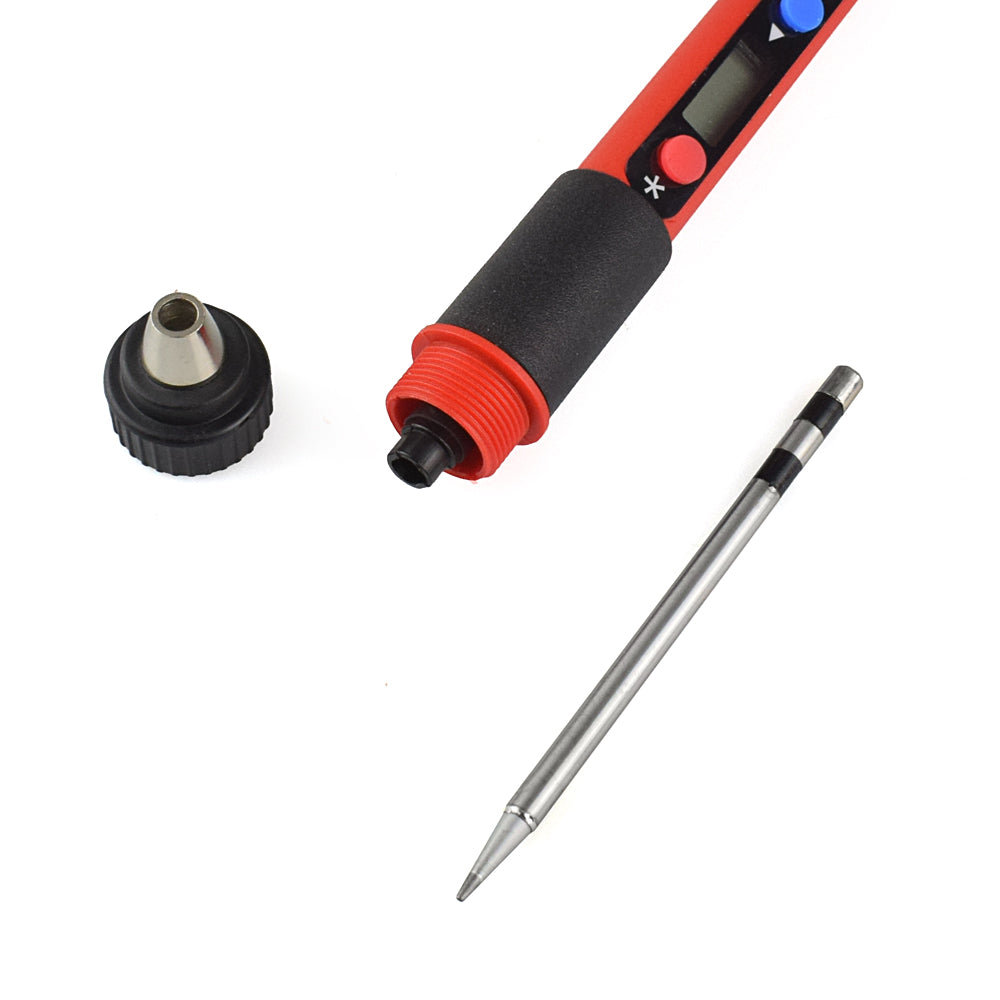 USB 5V 10W Digital Temp Adjustable Soldering Iron Kit Portable Lead-Free Welding Rework Station with Switch Tool Box