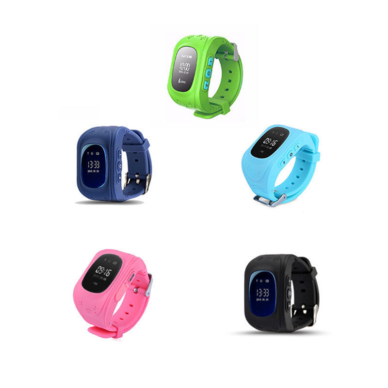 Q50 Kids Smart Watch with LBS Positioning LCD Color Display Multiple Languages Kids Smart Band with SOS Button for Help