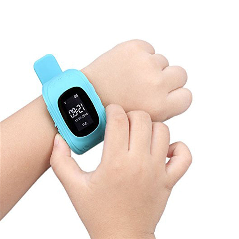 Q50 Kids Smart Watch with LBS Positioning LCD Color Display Multiple Languages Kids Smart Band with SOS Button for Help