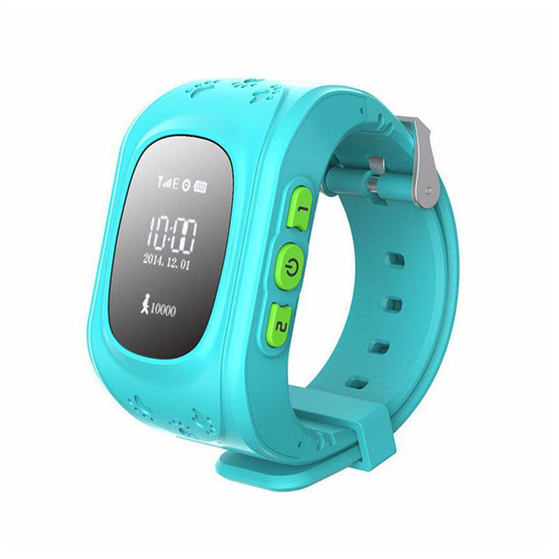 Q50 Kids Smart Watch with LBS Positioning LCD Color Display Multiple Languages Kids Smart Band with SOS Button for Help