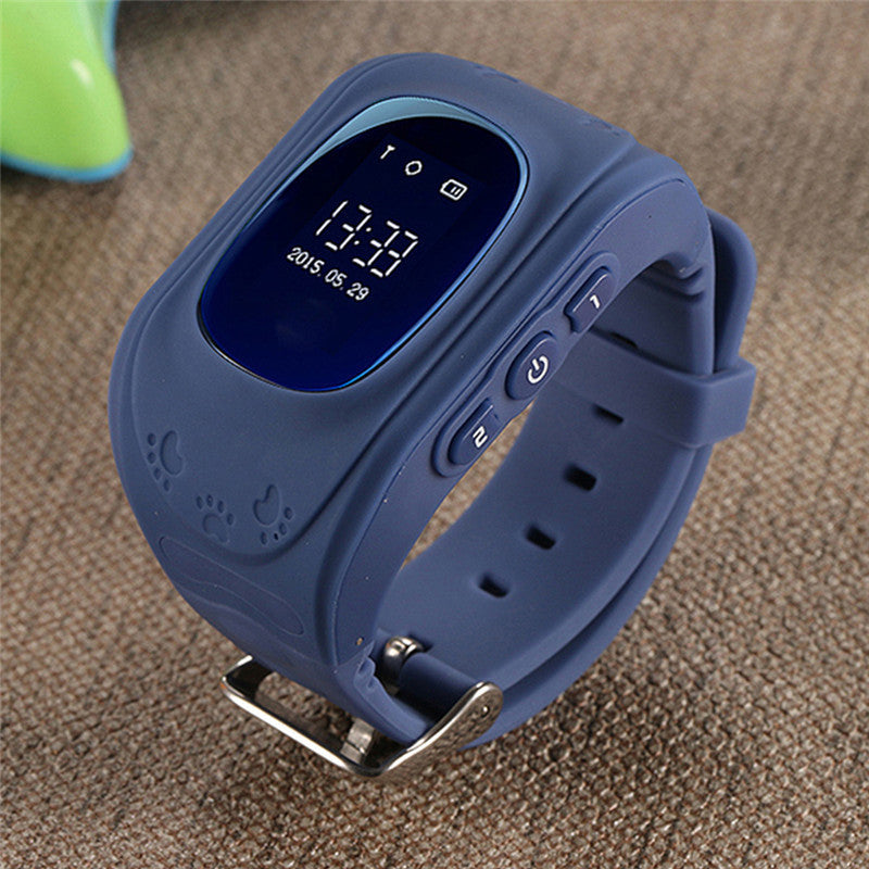 Q50 Kids Smart Watch with LBS Positioning LCD Color Display Multiple Languages Kids Smart Band with SOS Button for Help