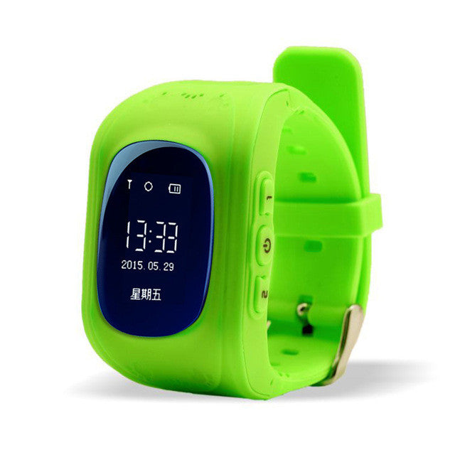 Q50 Kids Smart Watch with LBS Positioning LCD Color Display Multiple Languages Kids Smart Band with SOS Button for Help