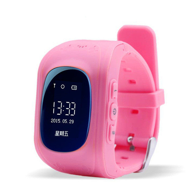 Q50 Kids Smart Watch with LBS Positioning LCD Color Display Multiple Languages Kids Smart Band with SOS Button for Help