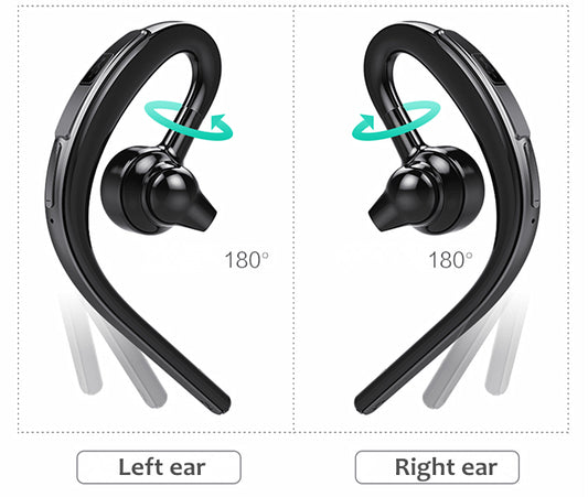 Bluetooth Headset Earphone for phone Wireless Sweatproof Sports Bluetooth Headphone with Mic voice Control with Earbud