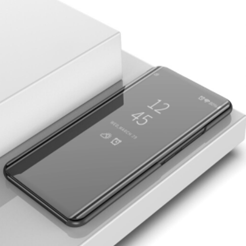 Vertical Bracket Mirror Mobile Phone Case Anti-Fall Hard Shell for Samsung  Galaxy J7 Duo 2018