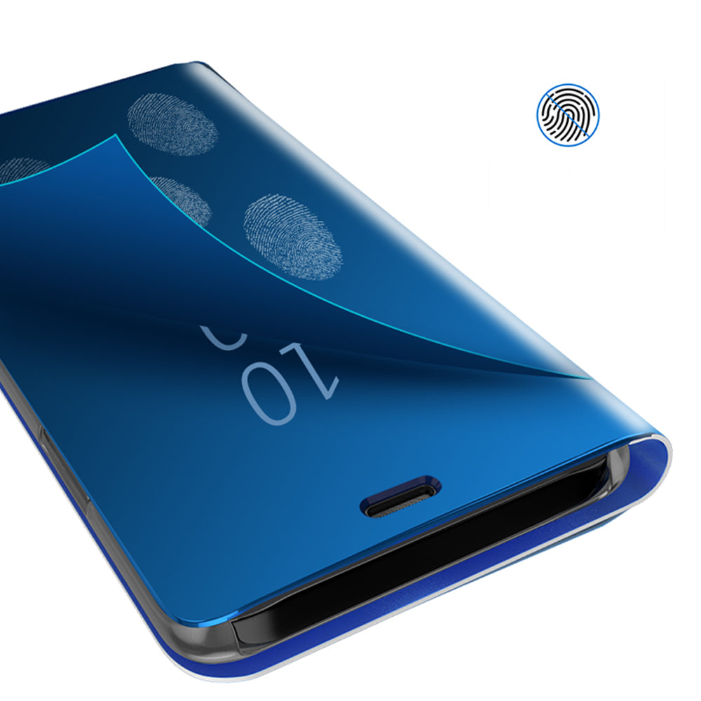 Vertical Bracket Mirror Mobile Phone Case Anti-Fall Hard Shell for One plus 6